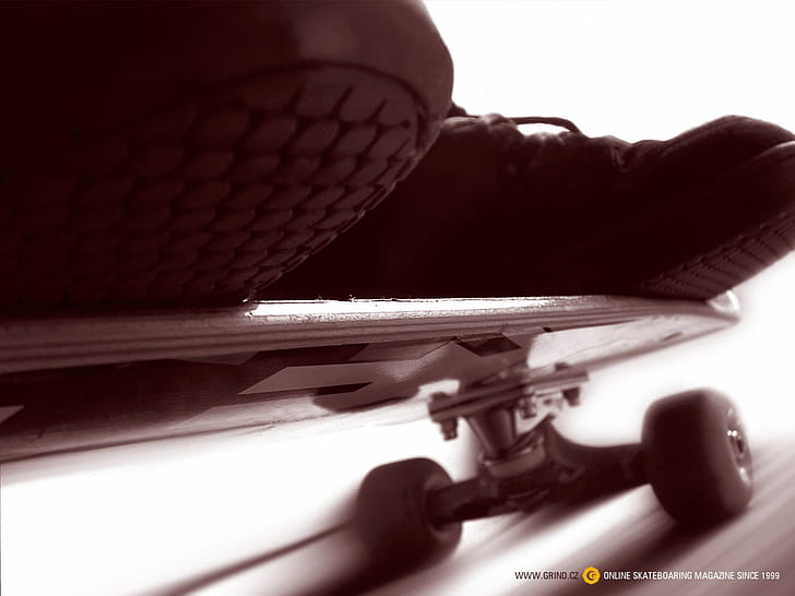 Skateboard HD, skateboard hitam, olahraga, skateboard, Wallpaper HD