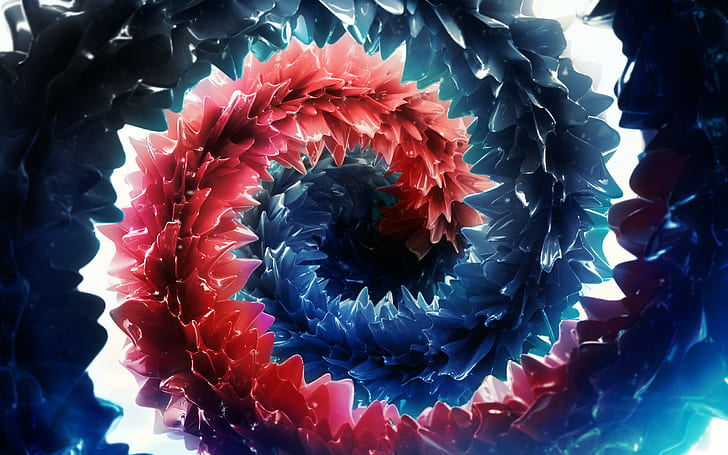 abstrakt, spiralförmig, HD-Hintergrundbild