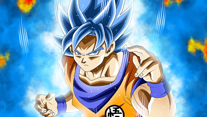 Drachenball Super, Drachenball, Son Goku, Super Saiyajin Blau, HD-Hintergrundbild