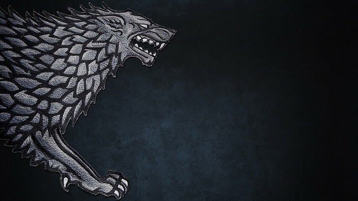 carta da parati lupo grigio, Game of Thrones, Sfondo HD