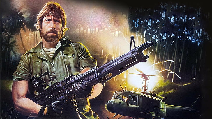 Missing, Chuck Norris, Missing, Chuck Norris, Colonel Braddock, Action, Vietnam, HD wallpaper