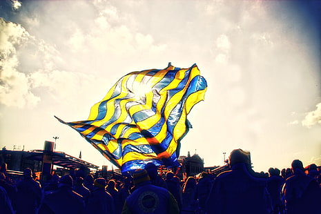Fenerbahçe, Soccer Clubs, Sun Rays, HD wallpaper HD wallpaper