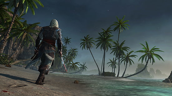 โจรสลัดนักฆ่าเอ็ดเวิร์ดเคนเวย์ Assassin’s Creed IV: Black Flag, วอลล์เปเปอร์ HD HD wallpaper