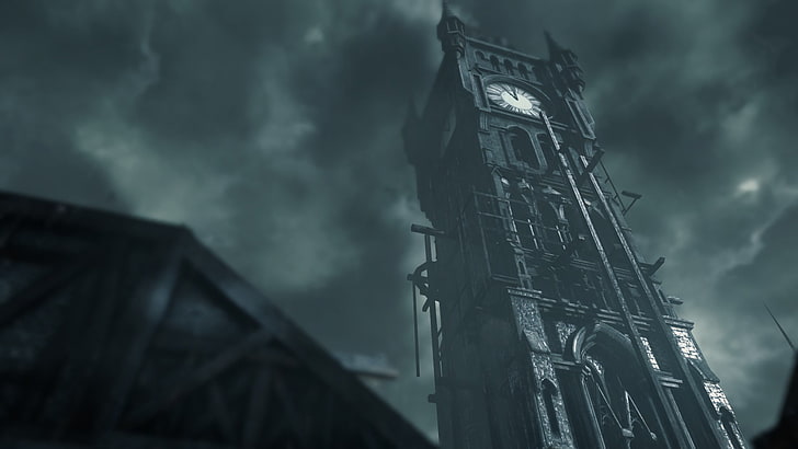 Glockenturm Illustration, Dieb, Glockenturm, HD-Hintergrundbild