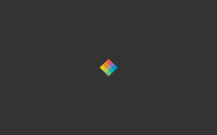 minimalist cube, bright, background, HD wallpaper