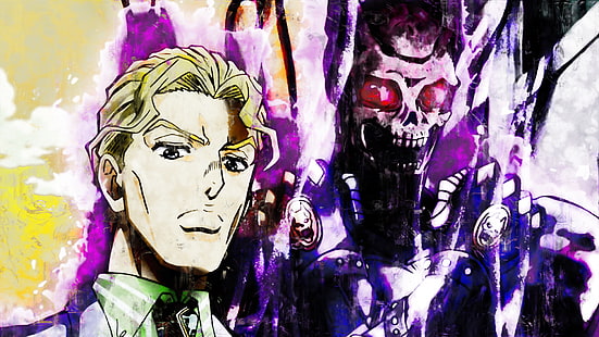 Anime, Jojos bizarres Abenteuer, Killerkönigin (Jojos bizarres Abenteuer), Yoshikage Kira, HD-Hintergrundbild HD wallpaper