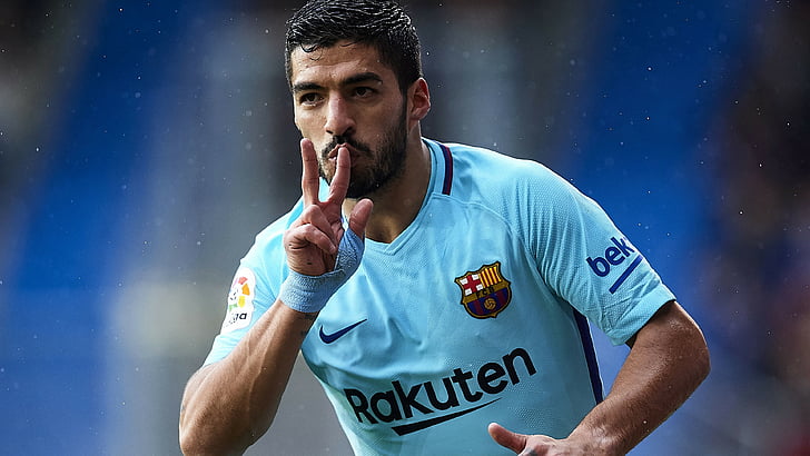 Luis Suárez, Barcelona, FCB, soccer, 4K, HD wallpaper