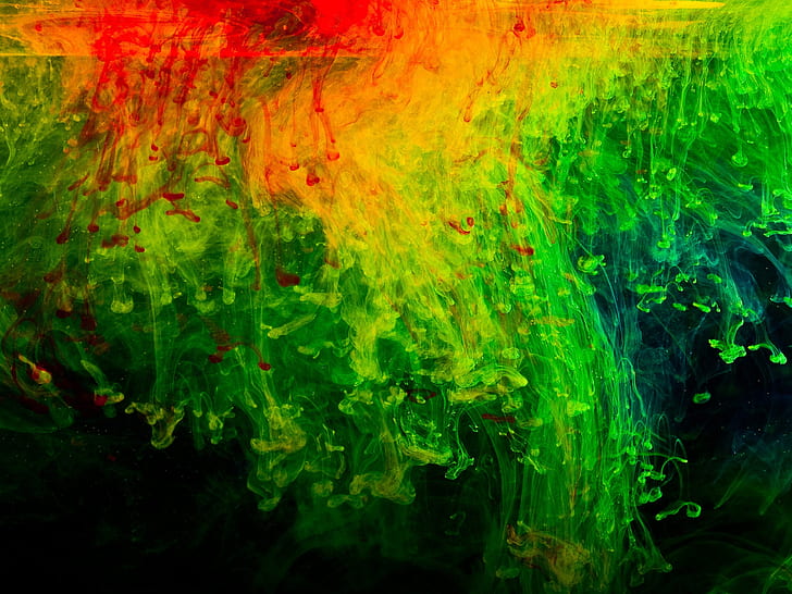 Abstração, fundo, vermelho, verde, textura, abstração, fundo, vermelho, verde, textura, HD papel de parede
