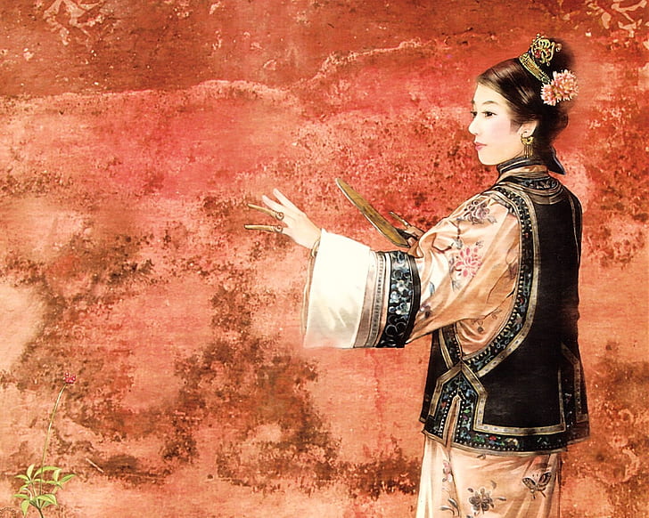 Eski Çin Güzelliği HD, sanatsal, güzellik, çince, antik, HD masaüstü duvar kağıdı