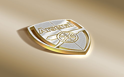 Футбол, Арсенал Ф.С., Логотип, HD обои HD wallpaper