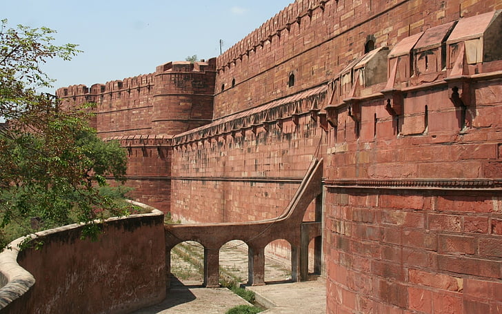 Zamki, Fort Agra, Tapety HD