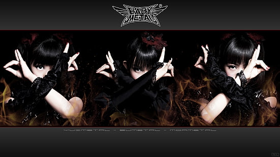 Babymetal, japońskie dziewczyny z grupy 05, Babymetal, Japonki, dziewczyny, grupa, Tapety HD HD wallpaper