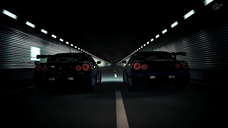 two cars, video games, Gran Turismo, HD wallpaper