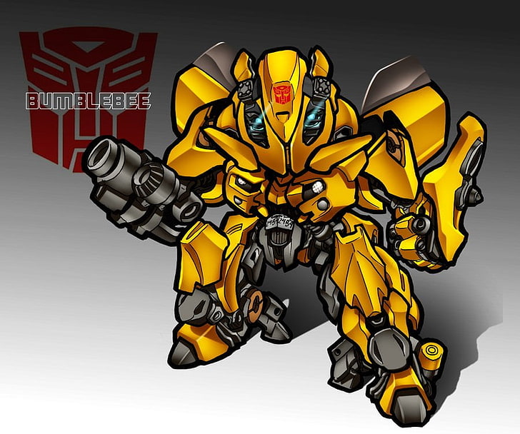 Ilustração de zangão, Transformers, Bumblebee (Transformers), HD papel de parede