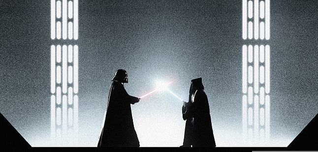 star wars, Darth Vader, spada laser, jedi, sith, Obi-Wan Kenobi, Star Wars: Episodio IV A New Hope, Star wars.Episodio IV: una nuova speranza, Sfondo HD HD wallpaper