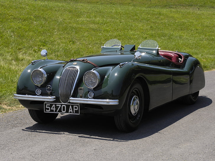 1950, legierung, jaguar, retro, roadster, xk120, HD-Hintergrundbild