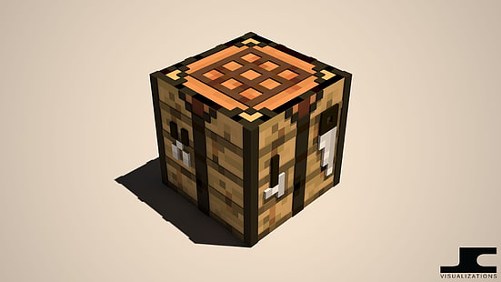 Caja de Minecraft, Minecraft, cubo, Fondo de pantalla HD HD wallpaper