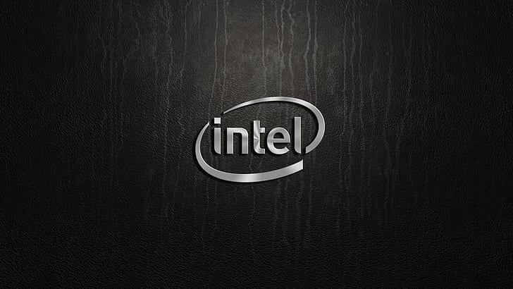 серебро, логотип, Intel, HD обои