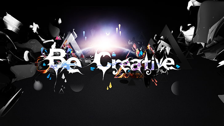 ser texto creativo, signo, luz, creatividad, estado de ánimo, fondo, Fondo de pantalla HD