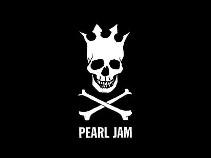 Pearl Jam logo wallpaper, Band (Music), Pearl Jam, HD wallpaper HD wallpaper