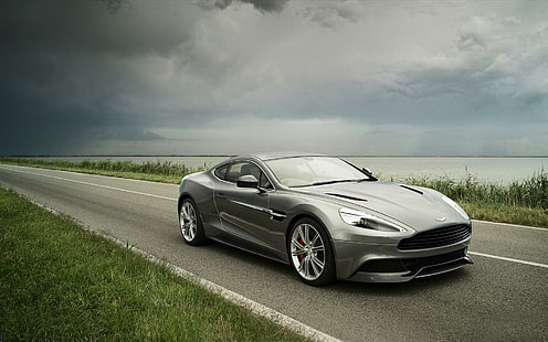 2013 Aston Martin Vanquish 3, coupé de plata, aston, martin, 2013, vencer, autos, aston martin, Fondo de pantalla HD HD wallpaper