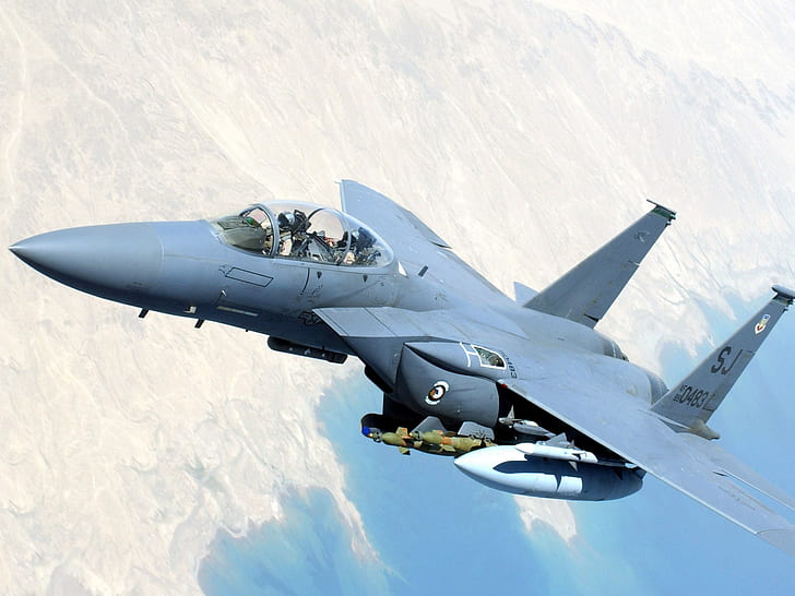 velivolo, f-15 Eagle, f-15C, jet Fighter, militare, macchina da guerra, Sfondo HD