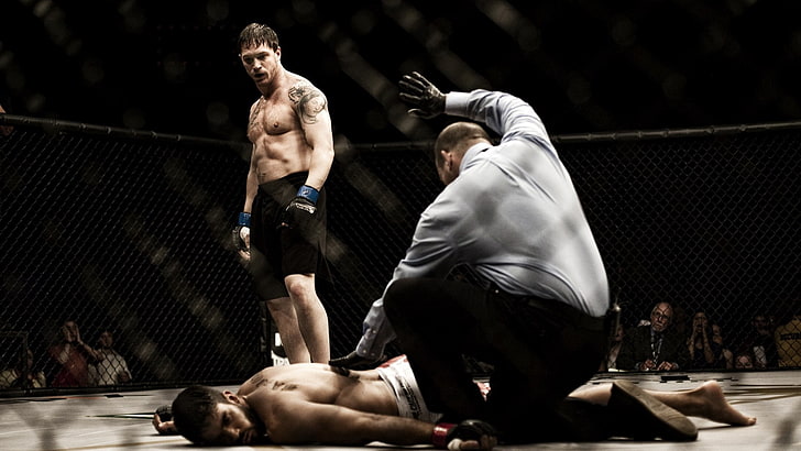 men's gray long-sleeved top, warrior, UFC, HD wallpaper