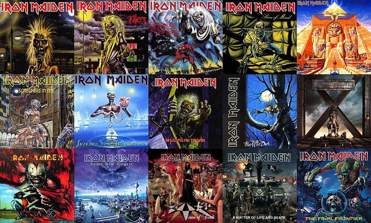Iron Maiden movie case lot, Band (Music), Iron Maiden, HD wallpaper