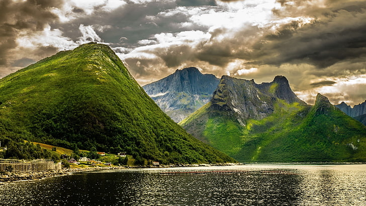 danau gunung hd, Wallpaper HD