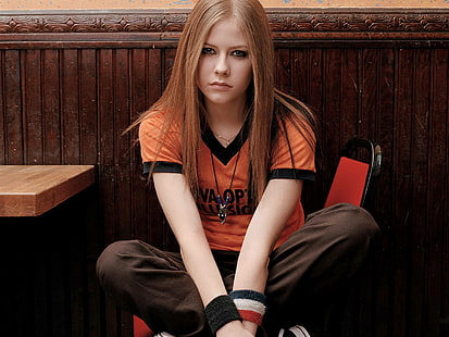 Popsångare Avril Lavigne, avril lavigne, avril, lavigne, sångare, HD tapet HD wallpaper