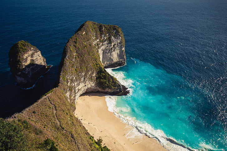 Earth, Beach, Bali, Bay, Cliff, Ocean, HD wallpaper