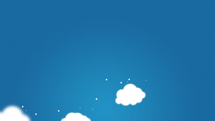 illustration de nuages, nuages, minimalisme, ciel, artwork, Fond d'écran HD