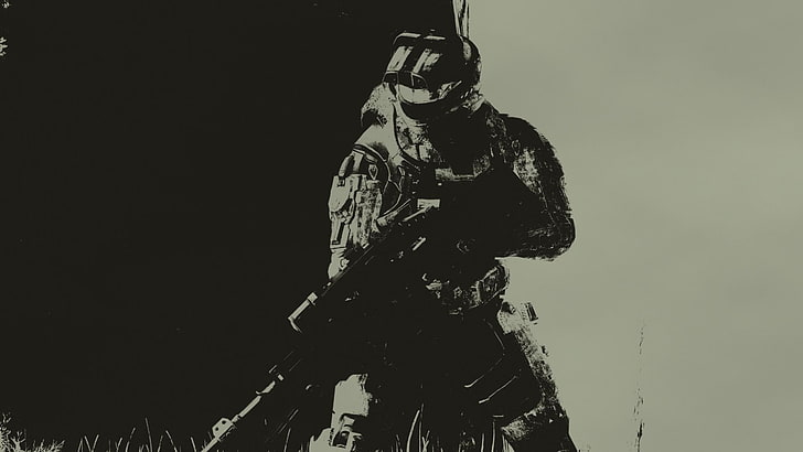 ilustrasi tentara, Halo, Halo Reach, video game, Wallpaper HD
