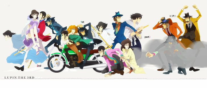Anime, Lupin Yang Ketiga, Wallpaper HD