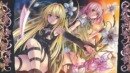Anime weibliche Figur Tapete, Anime, To Love-Ru, Goldene Dunkelheit, Momo Velia Deviluke, HD-Hintergrundbild HD wallpaper