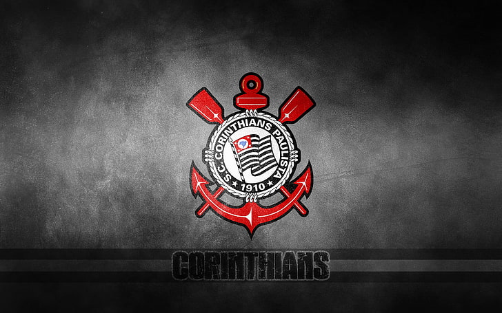 Corinthians, soccer, logo, HD wallpaper