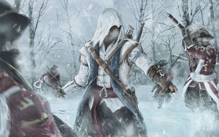 Assassin's Creed III, Assassin's Creed, video oyunları, HD masaüstü duvar kağıdı