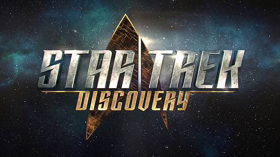 Star Trek Discovery, TV, Star Trek, ficção científica, tipografia, HD papel de parede HD wallpaper