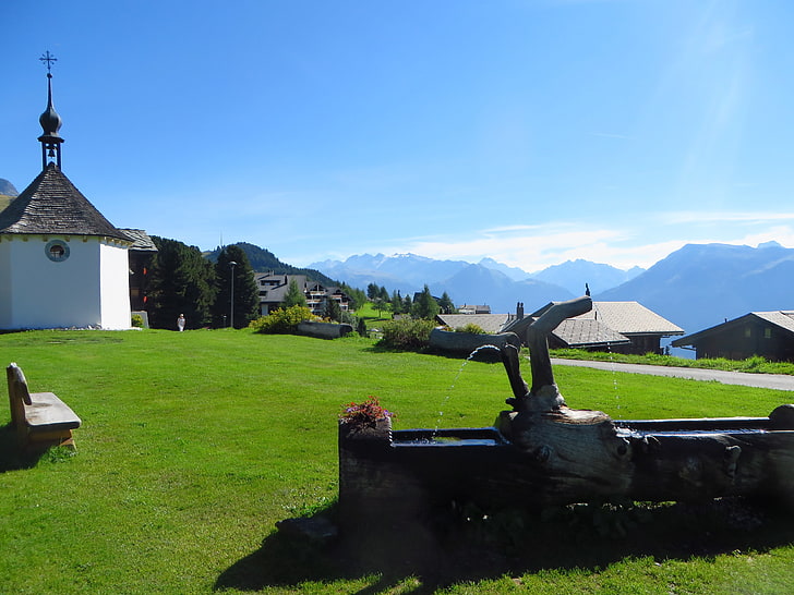 Szwajcaria, lodowiec Aletsch, Rideralp, góry, Tapety HD