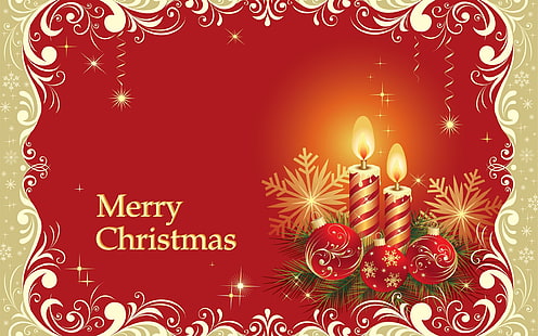 Christmas Card Greetings-Holiday desktop wallpaper, Merry Christmas template, HD wallpaper HD wallpaper