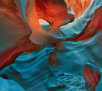 وادي الظباء ، صخرة ، طبيعة ، ملون، خلفية HD HD wallpaper