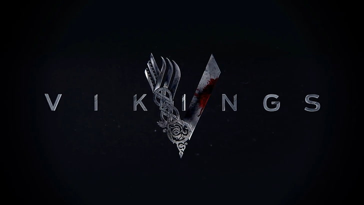 Vikingos, Vikingos (serie de televisión), logo, serie de televisión, Fondo de pantalla HD