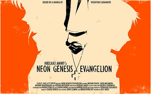 Neon Genesis Evangelion, Ikari Shinji, Katsuragi Misato, Fond d'écran HD HD wallpaper