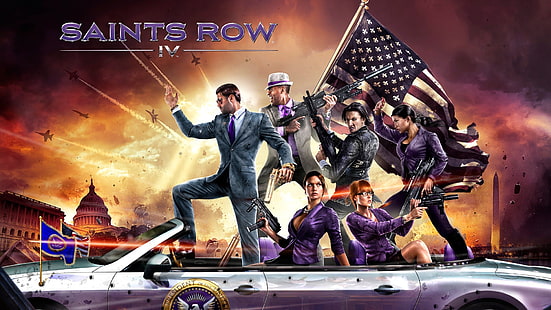 Saints Row 4, Saints, Row, Fondo de pantalla HD HD wallpaper