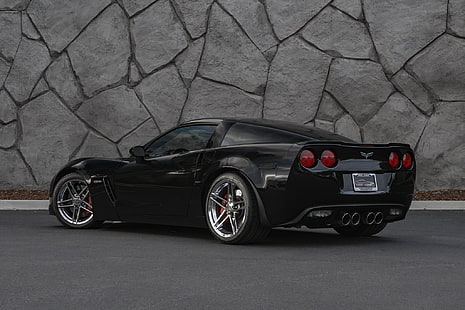 black, chevy, corvette, z06, HD wallpaper HD wallpaper