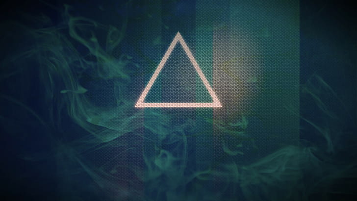 Dreieck, abstrakt, Dreieck, abstrakt, HD-Hintergrundbild