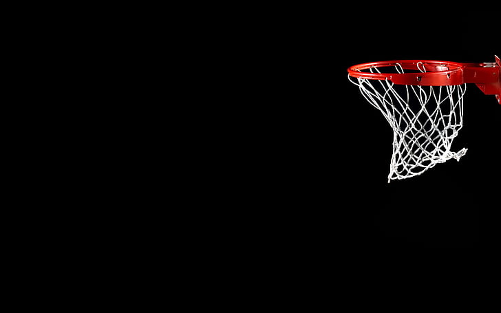 กีฬาบาสเก็ตบอลพื้นหลังสีดำ 2560x1600 Sports Basketball HD Art, sports, basketball, วอลล์เปเปอร์ HD