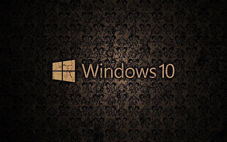 Windows 10 HD Theme Desktop Wallpaper 04, logo Microsoft Windows 10, Fond d'écran HD