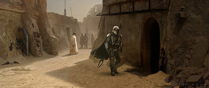The Mandalorian, Star Wars, tv series, Tatooine, HD wallpaper
