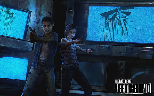 The Last Of Us Left Behind, The Last Of Us, Ellie, Riley, HD tapet HD wallpaper